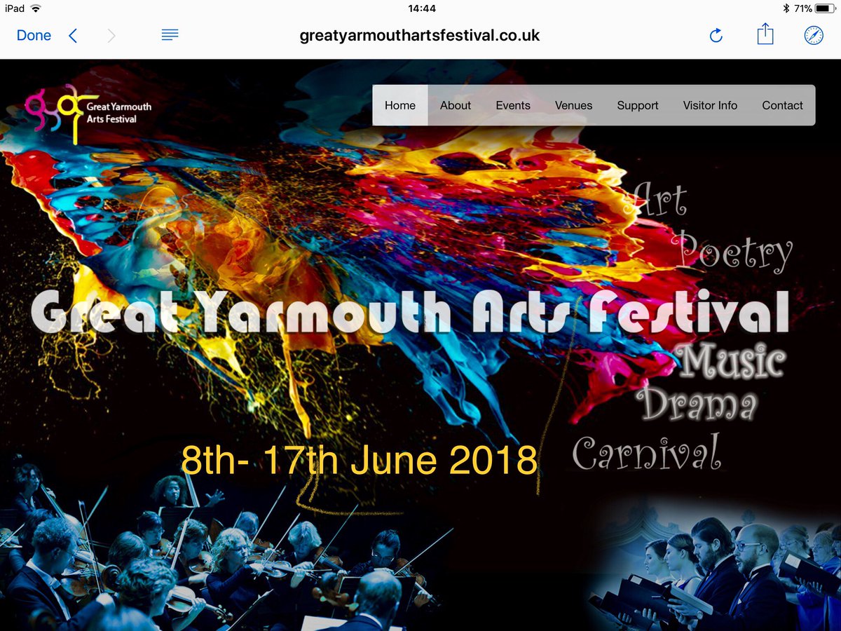Great Yarmouth Arts Festival tweet media