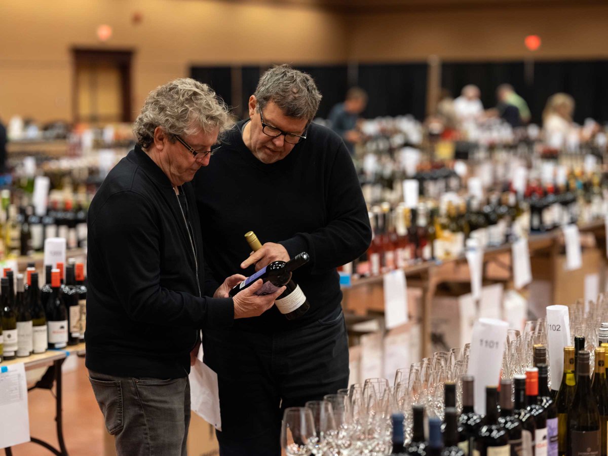 The Penticton Trade and Convention Centre is home to the largest ever competition of Canadian wine - The WineAlign National Wine Awards of Canada. Judging starts tomorrow morning. Can't believe we are completely organized. Number 18 for Dave and I. #NWAC18