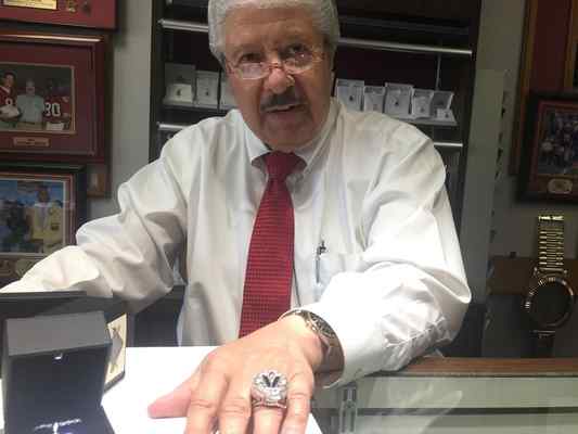 VallejoAdmirals's tweet photo. We'd like to salute Bill Mares of DeMares Jewelers for designing and producing our championship rings! Read more here: https://t.co/IPPtq5W50Y #AllCommunityAllFun #WeGotRings #GoAdmirals https://t.co/fabzxllGFt