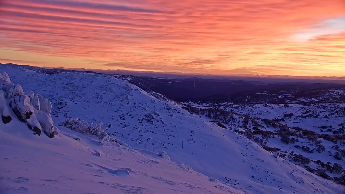 PerisherResort's tweet photo. At the top of Olympic this morning! WOW! https://t.co/VdBv39oCNk