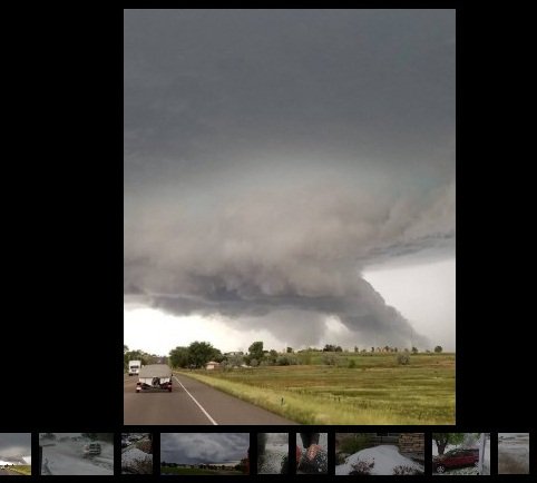 Glimpseposts's tweet image. Greeley, eastern Colorado hit with heavy hail, on tornado watch Tuesday:VIEW MORE-bit.ly/2JOMBuk