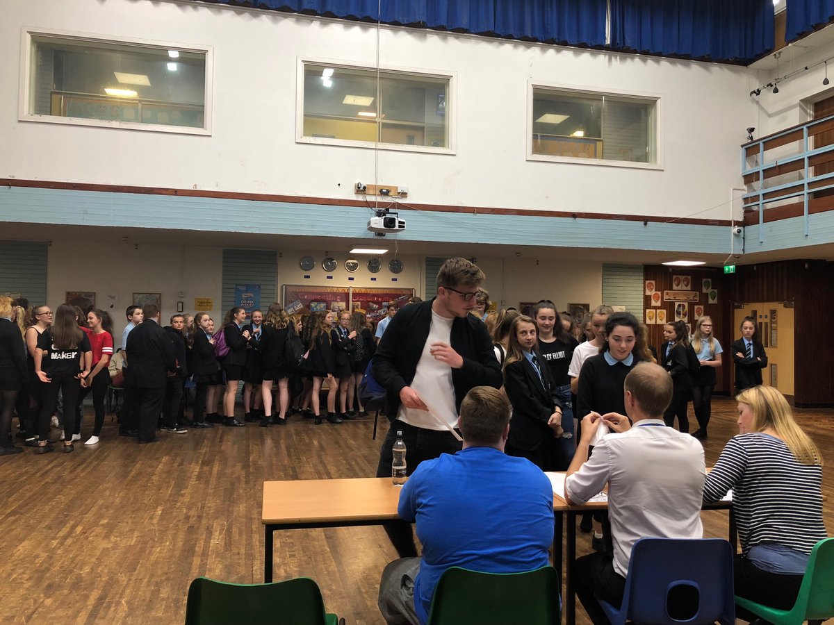 Wow! What a great turn out for the Grease auditions today. Well done to all involved. ⁦<a href="/praisesaltash/">Saltash Community School</a>⁩