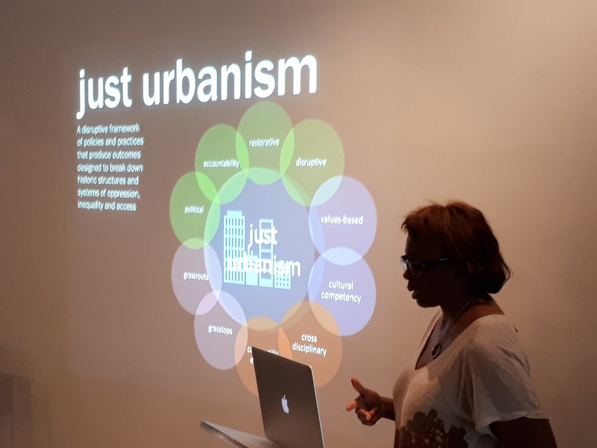 basvanderpol's tweet photo. Persoonlijk, inhoudelijk en indringend gesprek @abbiiggaaiill01 & @tonilgriffin tijdens week lange Masterclass Design for the Just City. Dit keer op initiatief partner @VeraBauman #WIJsamenleving over de waarde(n) van diversiteit in organisaties en stedelijke ontwikkeling #RAM18 https://t.co/SCdoPfM152