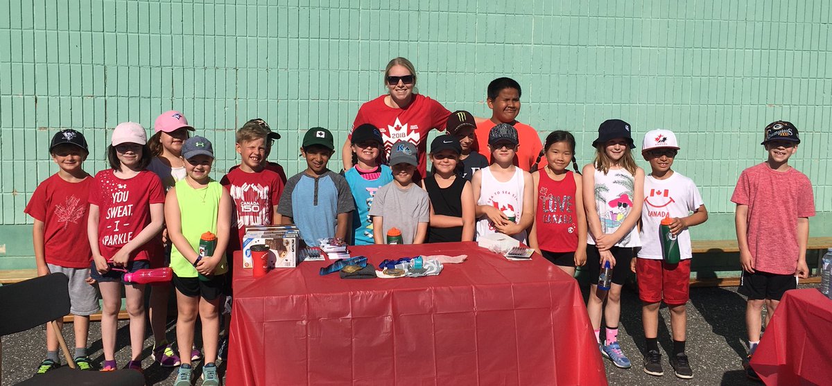 MrsKLester's tweet photo. Our school was chosen for the Hero of Play for our dedication to physical education. Olympic athlete Haley Irwin was the special guest at our play day and the students were excited to spend time with her. Thank you @CanadianTire for sponsoring #heroofplay.
@tbc_schools https://t.co/ApXvvNIzFX