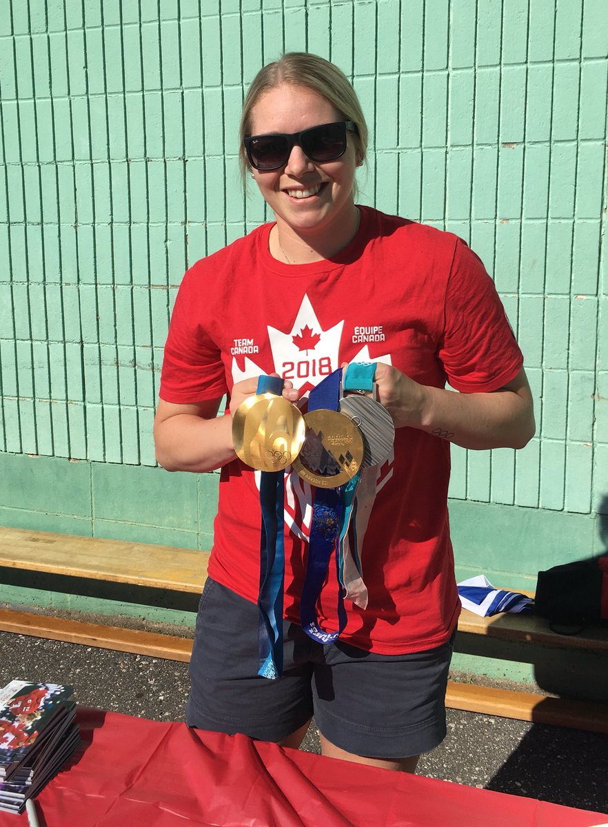 MrsKLester's tweet photo. Our school was chosen for the Hero of Play for our dedication to physical education. Olympic athlete Haley Irwin was the special guest at our play day and the students were excited to spend time with her. Thank you @CanadianTire for sponsoring #heroofplay.
@tbc_schools https://t.co/ApXvvNIzFX
