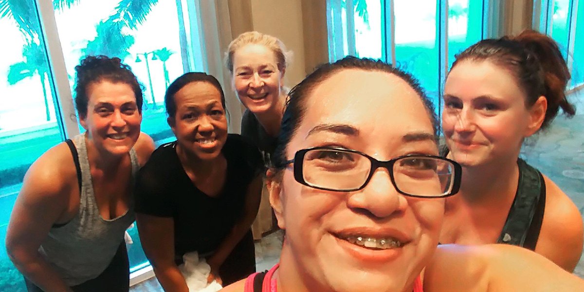 AFPFL's tweet photo. Making memories at Planet Philanthropy 2018... even at Zumba. 😍😅🏃🏾♀️🧘🏼♂️ #afp18pp #afp2018pp https://t.co/u5cI0Tx2iB