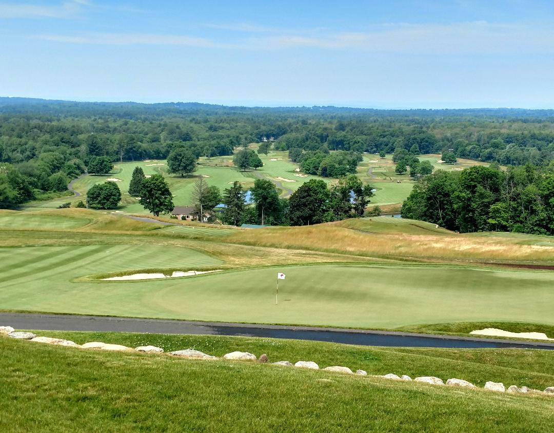 Today's office is @GreatHorseClub in Hampden, Mass for the @MGMResortsIntl Golf Outing with @alexcejka Pat Perez and @ryanmoorepga