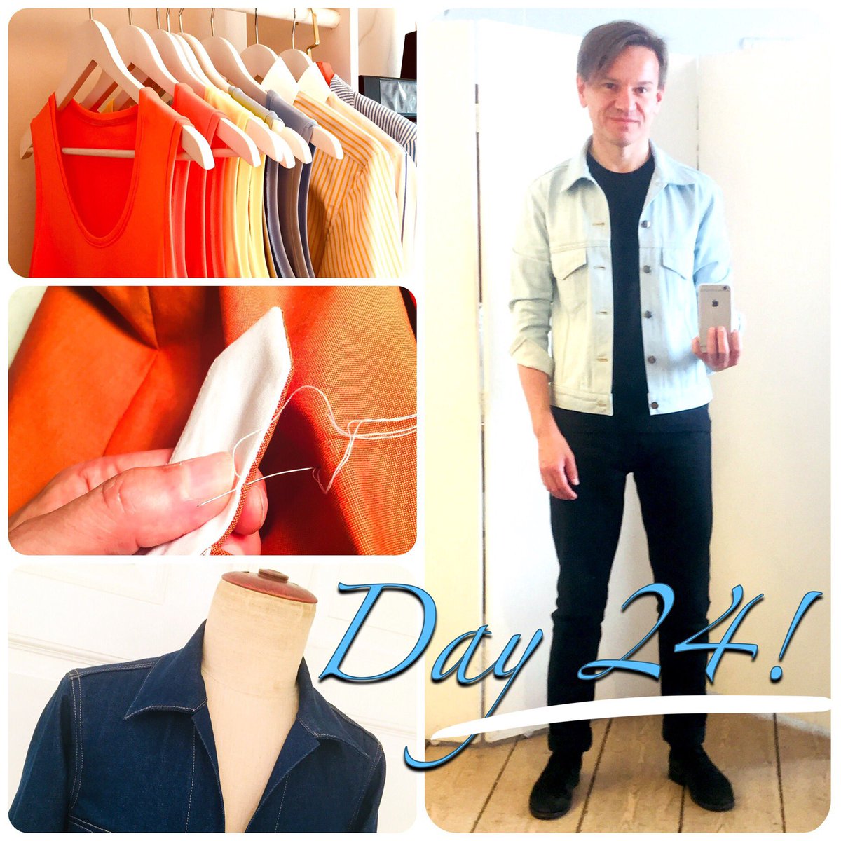 StenMartin's tweet photo. Worked with our forthcoming 2019 summer collection today. But the new denim jacket also has to be finished to keep the #ThousandDaysOfHopeAndGlory project going without interruptions. So let’s do it! - https://t.co/f1okvwbOr7 https://t.co/TV2OPCz293