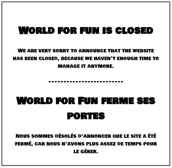 World for Fun (@WfFCompany) / Posts / X