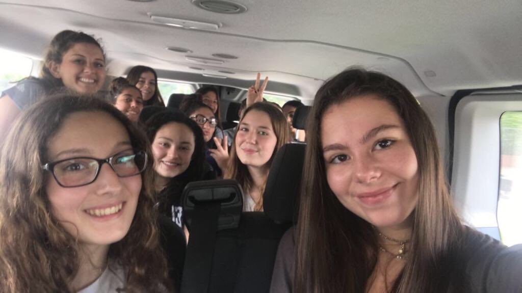 FCSPatriots's tweet photo. #FCSCheerleaders on their way to Cheer Camp! Go Patriots! #fcspatriots #fcs4life #fcsfam #fcscheer #cheercamp #cheerleaders #fcs50years #faith #character #success https://t.co/x6abGRt7qa
