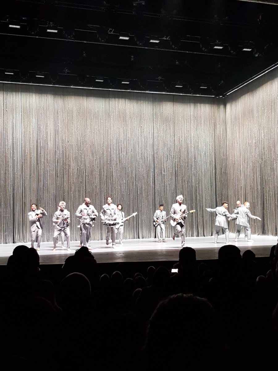 HopkinSteven's tweet photo. A sonic, visual, theatrical feast from the amazing @DBtodomundo. So very original and great fun. Up standing from 2nd song and never sat down after. If you missed, you must catch in October. Brilliant. Same As It Ever Was. https://t.co/yJnEUqUKaX