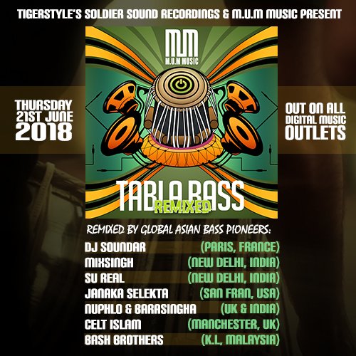 MUMUKMUSIC's tweet photo. We've collaborated with some OGs in the #AsianBass scene including  @SuRealNewDelhi @JanakaSelekta @Harvey2Singh @nuphlouk  @CeltIslam @MixSinghMusic Barasingha and DJ Soundar!

Releasing Thursday 21st June on Soldier Sound Records wi/ @Raj_Tigerstyle https://t.co/00pqvV1Xmu https://t.co/WCZWRbor63