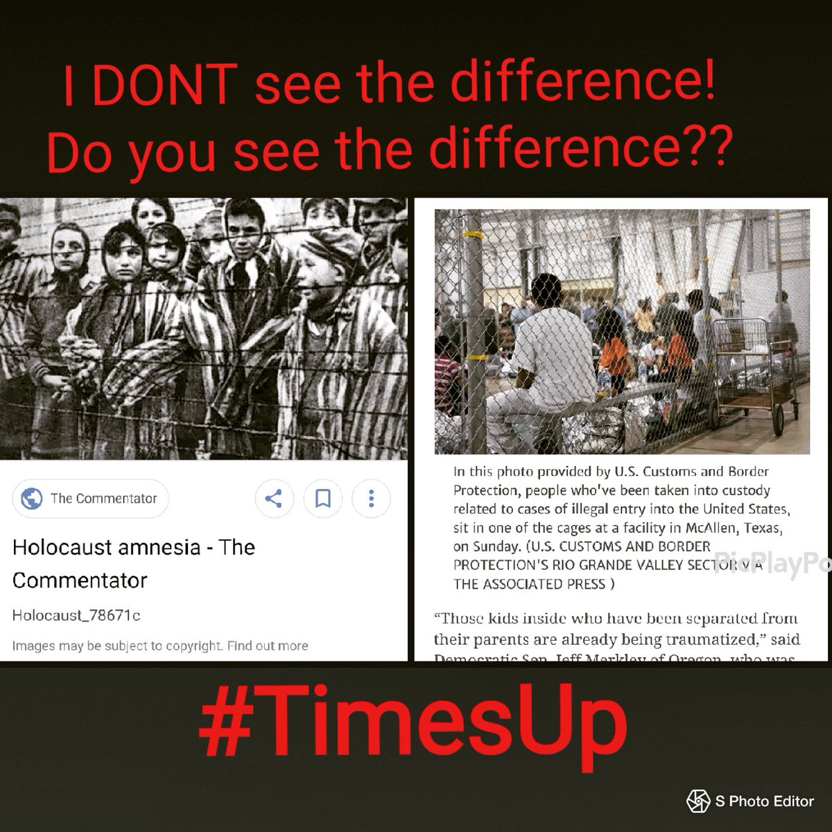 #timesup '#trumpthenewhitler #americandictatorship Can't get much worse.   Wait, think back to 1940 #concentrationcamps Auchshwitz WHY  ARE WE LETTING THIS HAPPEN This is a humanity crime. Where's @unitednations Time to step in UN #AMERICANTAKEOVER @theellenshow
