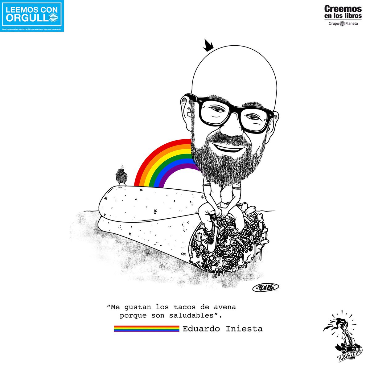 co_lighter's tweet photo. Todos tenemos un antes y un después 🏳️‍🌈 y @eliniestae se lo platicó a nuestros amigos de @PlanetaLibrosMx. Descarga “Leemos con orgullo” acá 👉🏼 https://t.co/IICVukcR60 #LoveIsLove #LGBTI https://t.co/MJ7QIHQBaL