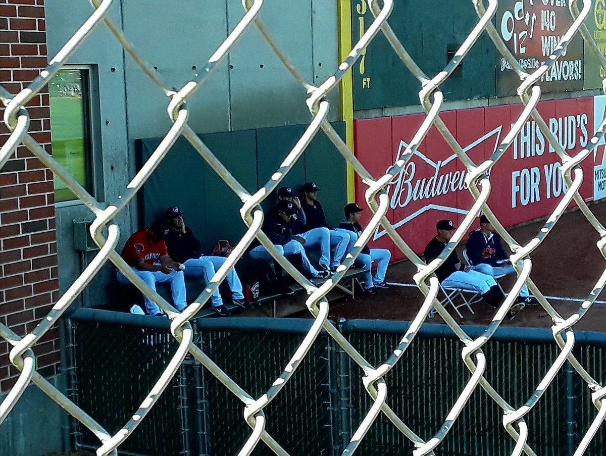 ebrook24's tweet photo. At tonight's @erie_seawolves vs @FisherCats game, we have the Bullpen, and we have... the Goatpen!! #CowboyMonkeyRodeo https://t.co/Vm4ZbqAIvu