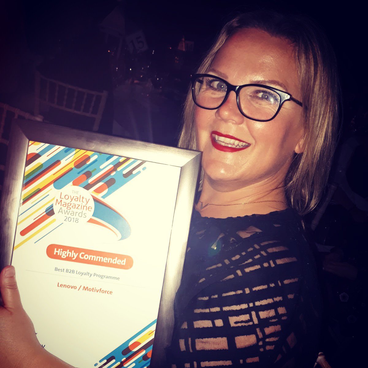VRandF's tweet image. Highly commended - my baby LEAP #lma2018 #motivforce #lenovoleap #lenovo #loyalty