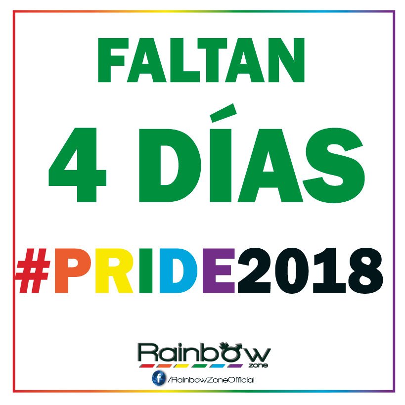 Rainbow_Zone's tweet photo. 4 DÍAS!! PRIDE CDMX

#love #rainbow #marchaa #orgullo #mexico #WORLDPRIDE https://t.co/ZRw9LO7u6W