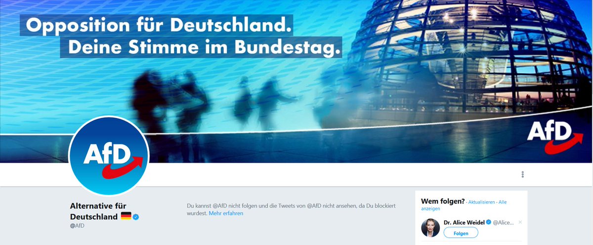 RaumduftRose's tweet photo. Dieser Moment, wenn dich die #afd #blockt. Dann weißt du, du hast etwas richtig gemacht. Was für eine Ehre wäre es damals gewesen, hätte mich die NSDAP persönlich geblockt! :D ❤️💜🧡💛💚💙❤️💜🧡💛💚💙❤️💜🧡💛💚💙 ❤️💜🧡💛💚💙❤️💜🧡💛💚💙❤️💜🧡🍆🏳️‍🌈😘💙💚💛🧡💜❤️ https://t.co/GrLhCveqlS