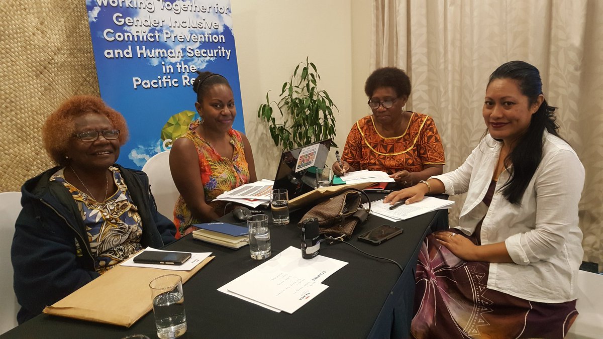 femlinkpacific's tweet photo. Coming up soon via our #Facebookpage today's regional #RadioWithPictures special at our @GPPAC #Pacific network meeting: "#SDG16: A #genderinclusive #peacebuilding  lens on #development n #humanitarian action" #humansecurityfirst #womensweatherwatch #conflictprevention https://t.co/i10JpUxYtL