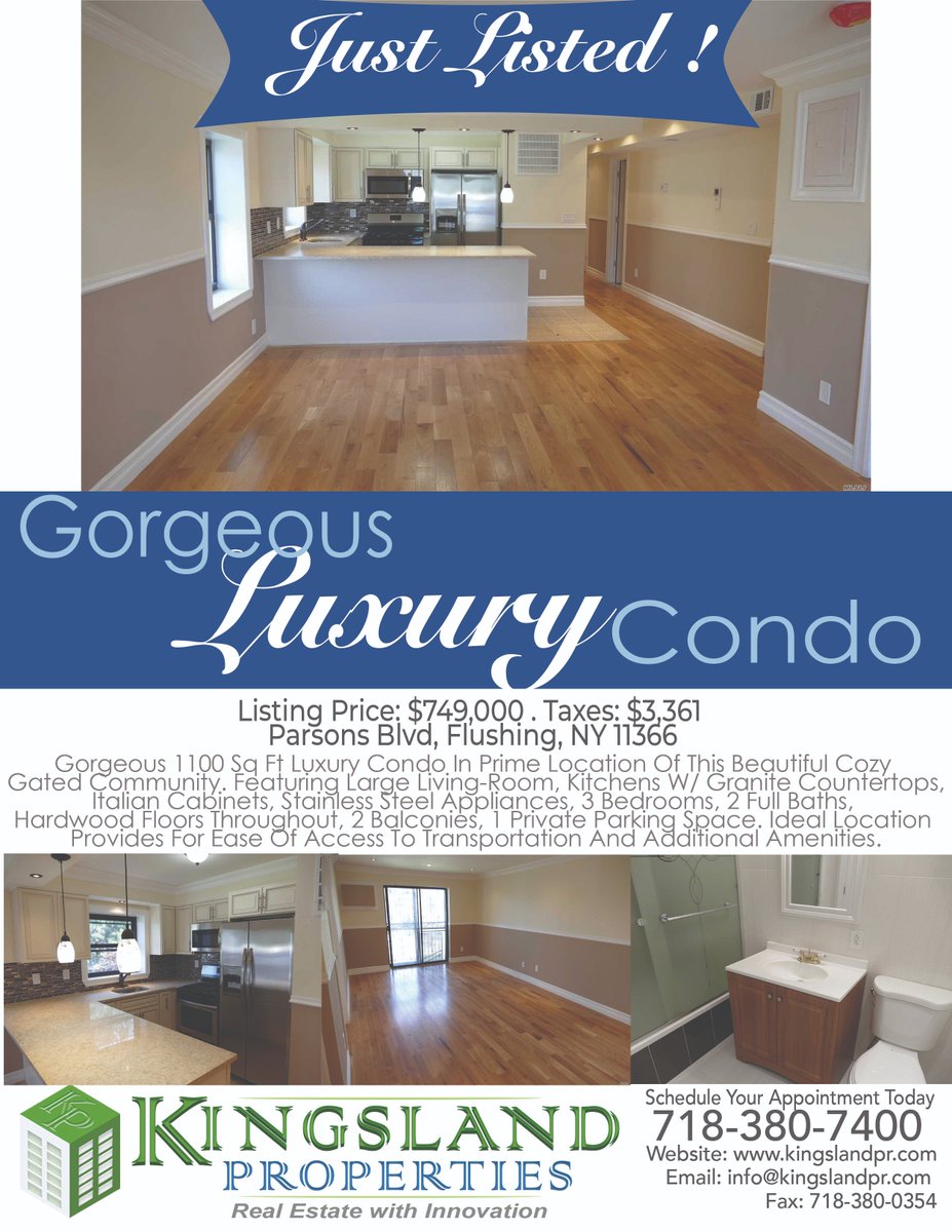 Kingsland Properties On Twitter Flushing Kewgardens Queens