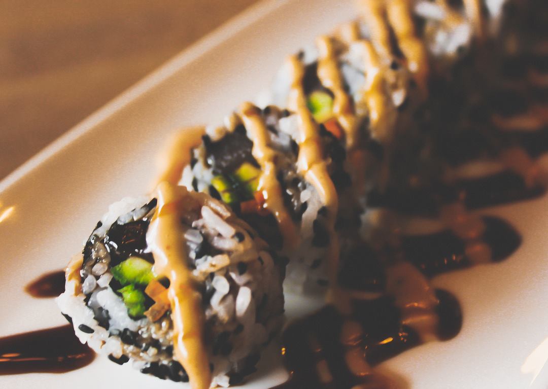 Any seafood fans out there? 🍤 😍🍣 Try our Sushi Prawn Roll and Crispy Calamari during Happy Hour (2 - 6pm daily)! 🔥 XVIII Happy Hour means all water-pipes &amp; drinks are half price, plus starters are only $7. #yyc #yyceats