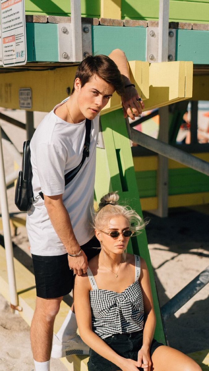 📸| Algumas fotos do Herman e da Amalie em Miami! Vocês shippam esse casal?