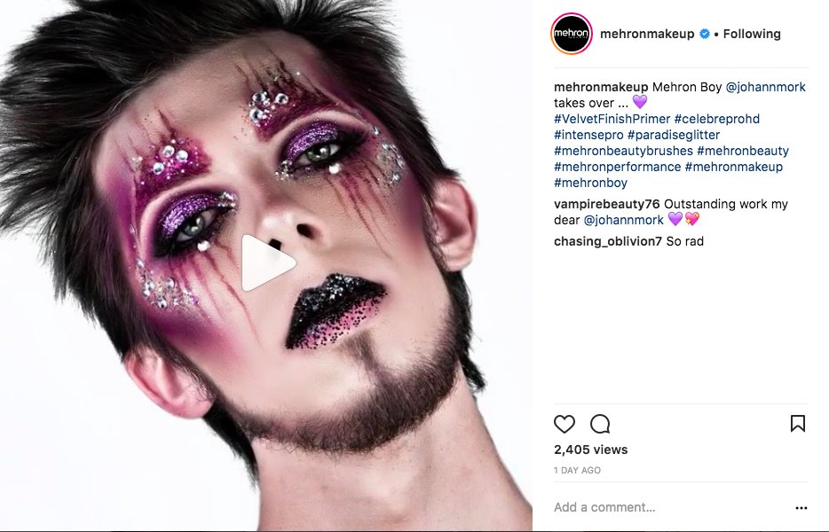 mehronmakeup's tweet photo. #MehronBoy @Iamsteffens takes over π . . . #Makeup Used:
#VelvetFinishPrimer #celebreprohd #intensepro #paradiseglitter #mehronbeautybrushes
Click on link to watch video
https://t.co/tv5g782dMG https://t.co/9H9ylXO7XR