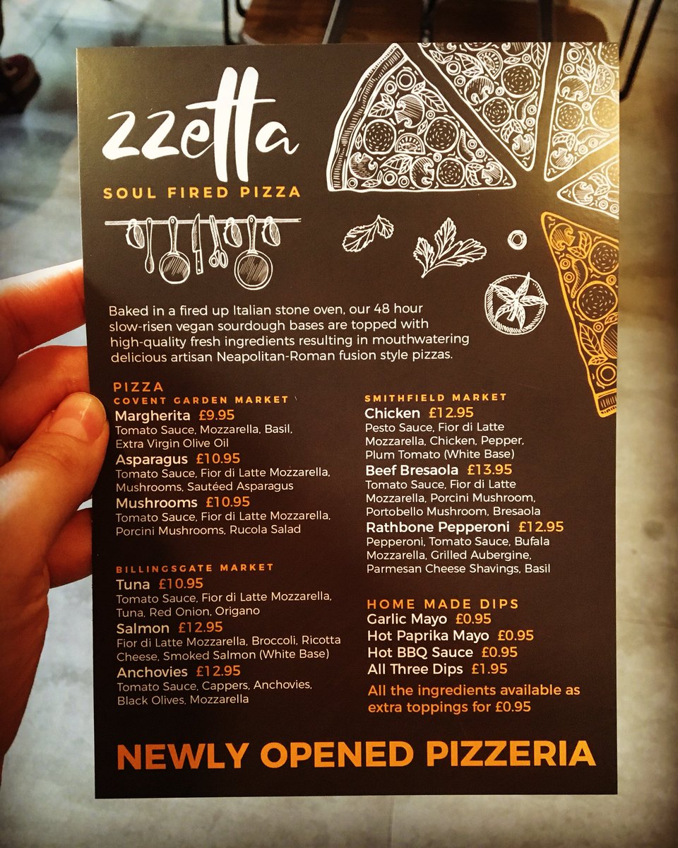 zzetta_pizza's tweet photo. Newly Open Soul Fired Pizza in Canning Town!
Come and try our delicious pizzas! #soulfiredfood #zzetta #rathbonemarket #london #pizza https://t.co/6epT42wC5a