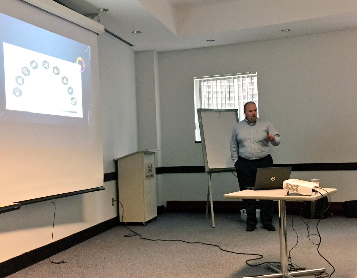 Full house for #BeyondBizBasics listening to Trevor Bingham of #ArrowElectronics discuss the product development lifecycle 💡😁 @RICCentre #MBEC