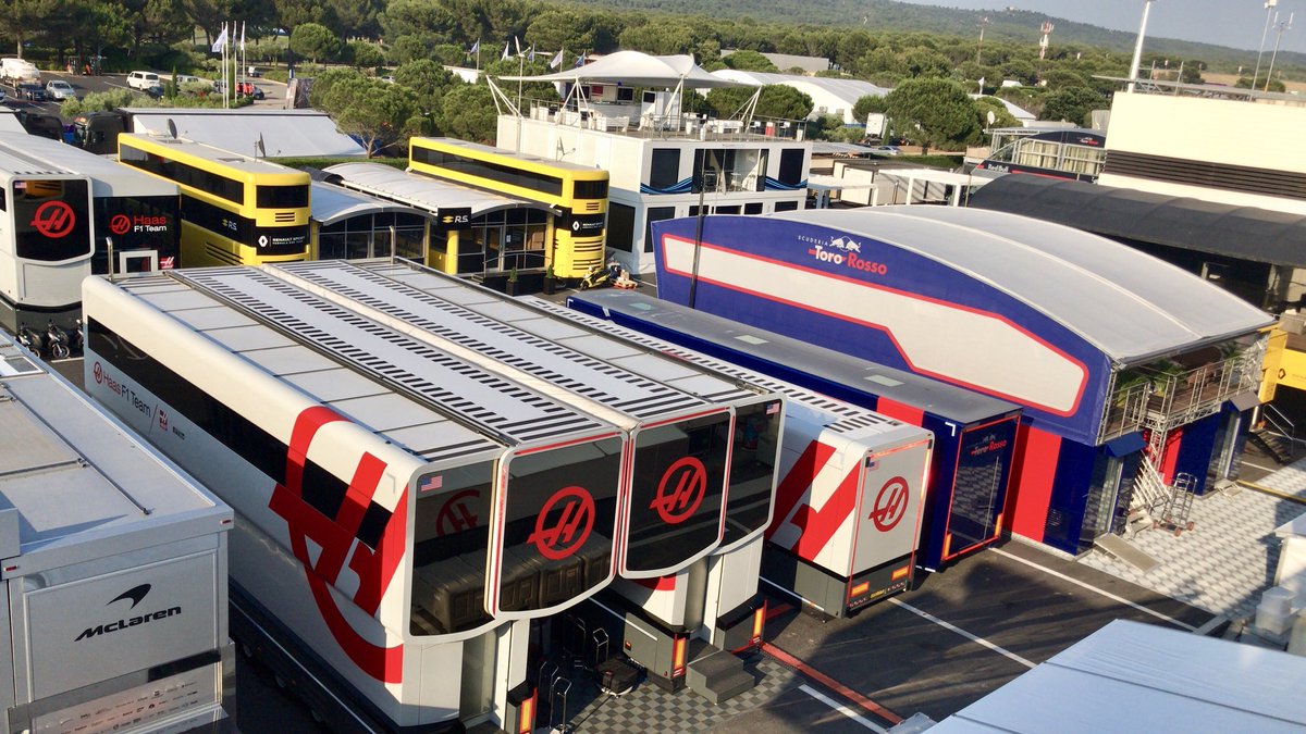 Paul Ricard Circuit on Day1 setup & preparations start early for this triple header🙈 #paulricardcircuit #frenchGP #f1 #suttonimages #formula1 #formule1 #formulaone