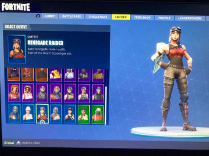 BizMvp's tweet photo. Selling Renegade raider account for £60 cause I don’t play fortnite anymore PayPal only dm me if interested @sportsgamingq @skinhub @freepaypalcash1 @skulltropper @FortniteGame @Ninja @TSM_Myth https://t.co/BXGUNaRGL6