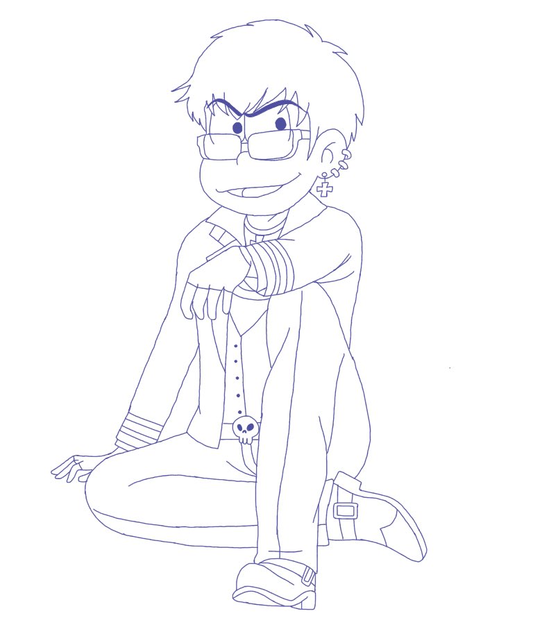 蓮丸 塗っても良いのよ 塗り絵 スクール松 カラ松 一松 十四松 おそ松さん3期期待してる人繋がりませんか おそ松さん絵描きさんと繋がりたい 塗り絵どうぞ 報告は任意で 見せてもらえると蓮くん男泣きします 笑