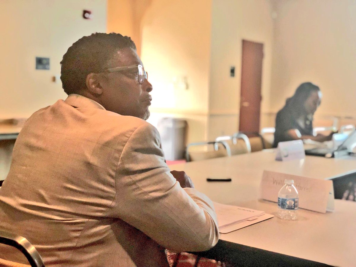 HRT_GovRelation's tweet photo. President &amp; CEO, William Harrell pictured with Councilwoman Angelia Williams Graves, at the St. Paul’s Advisory Committee Meeting. HRT will play an instrumental role in ensuring the robust public transportation needs are met for the upcoming developments. https://t.co/IsrZo8Es10