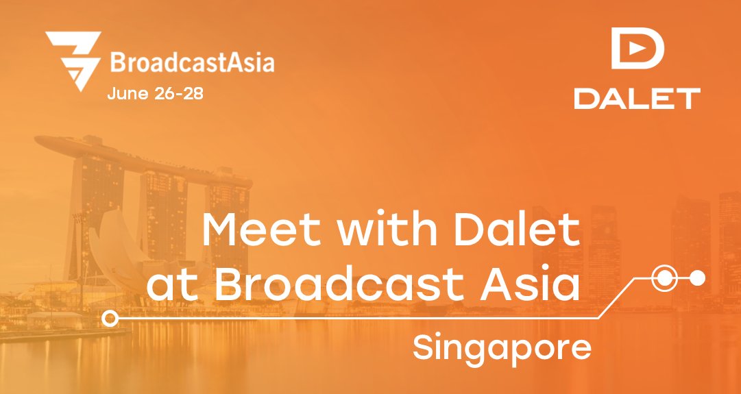 DaletTechnology's tweet image. Attending #BroadcastAsia 2018? Stop by Dalet booth 4R4-06 to meet with our workflow experts and discover the latest version @DaletGalaxy five, the next-gen #mediaworkflow platform!
Augment your media operations & redefine audience experiences: bit.ly/2snL6I2