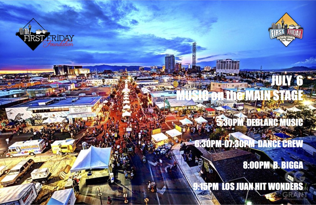 E320ENT's tweet photo. Support Local Art & Music July 6 @FirstFridayLV #art #music #community #LasVegas #DTLV #18bartdistrict #FirstFridayFoundation https://t.co/uq8hh3Ci5L