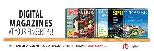 magazine covers and text explaining RB Digital