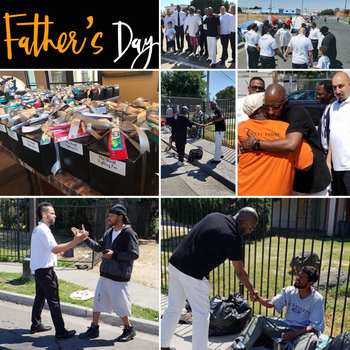 ChefQCulinary's tweet photo. On Father’s Day we went out and gave gifts to some less fortunate Men &amp; let them know they are worth fighting for!!! #ChefQ #BlessedToBeABlessing https://t.co/8nRugTrVja