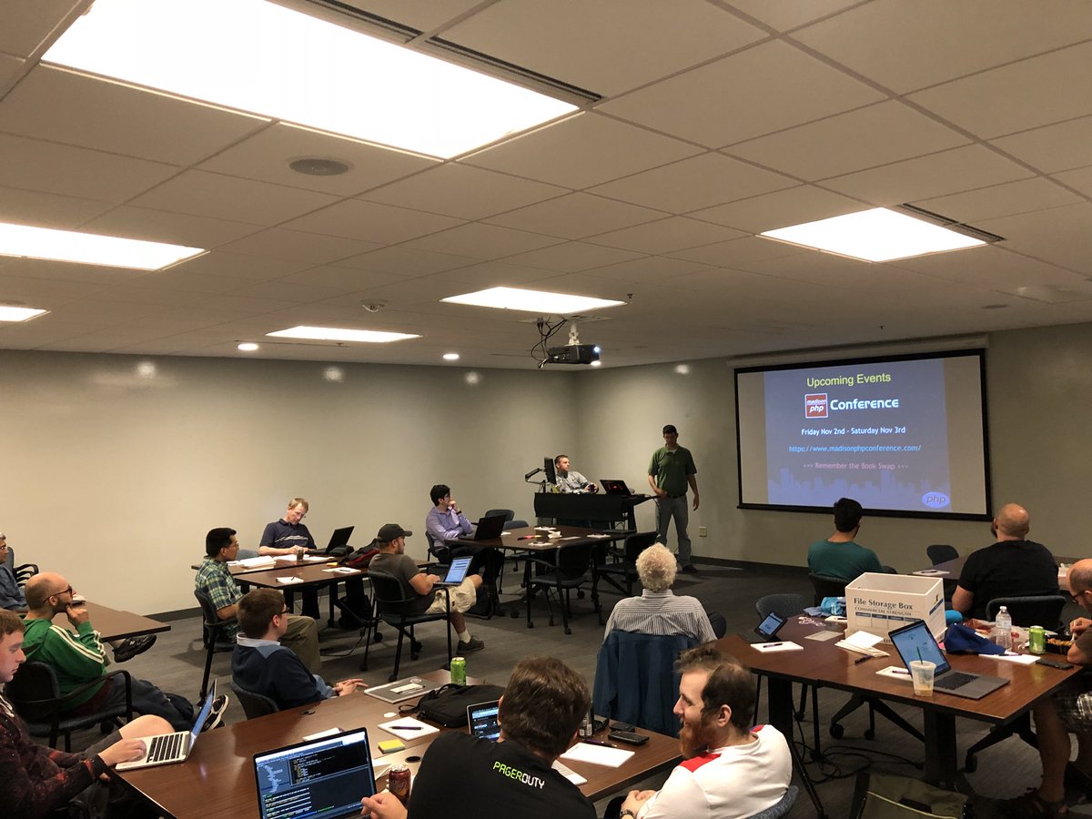 jclermont's tweet image. Very nice turnout at @MKEPUG tonight with lots of newcomers! Love it!