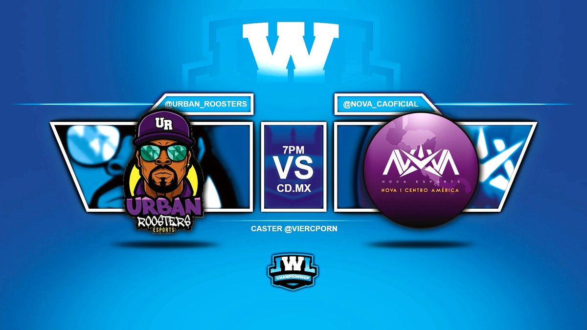 🏟Partido🏟
<a href="/Urban_Roosters/">Urban RoosterS</a> VS @nova_caoficial.
⏰: 7 pm hora de la Ciudad de México.
🗣: @FeneticsGamers 
🎙: @VIERCPORN 
Canal de YT:youtube.com/channel/UCpp0Q….