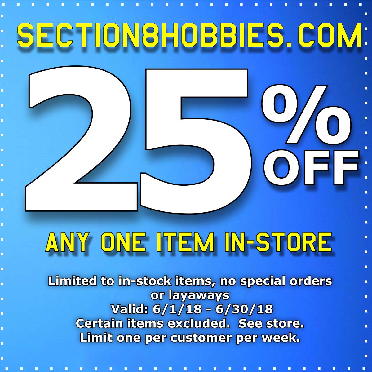 Section8Hobbies's tweet image. New Releases and Coupons! - mailchi.mp/0038a3324a75/n…
