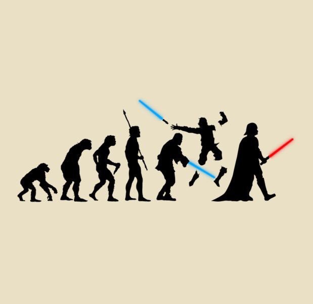 SkywalkerMemes's tweet photo. Evolution https://t.co/KD23jcILl0