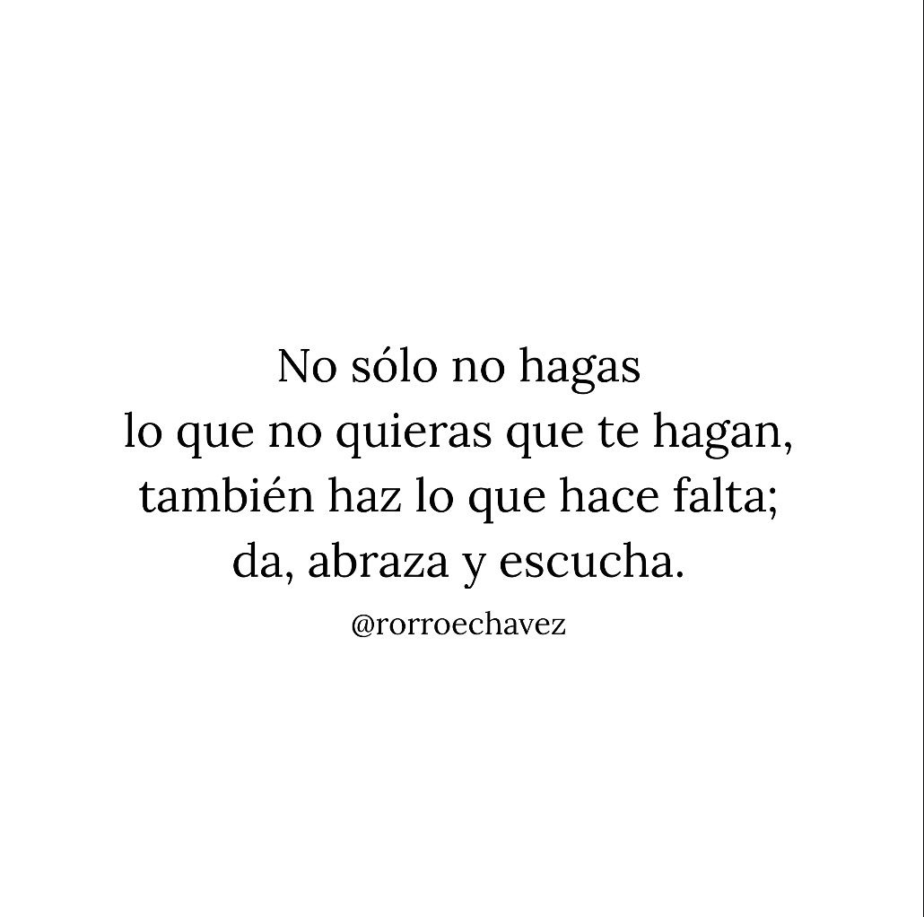 rorroechavez's tweet photo. Da, abraza y escucha https://t.co/1VDB4MAz9g