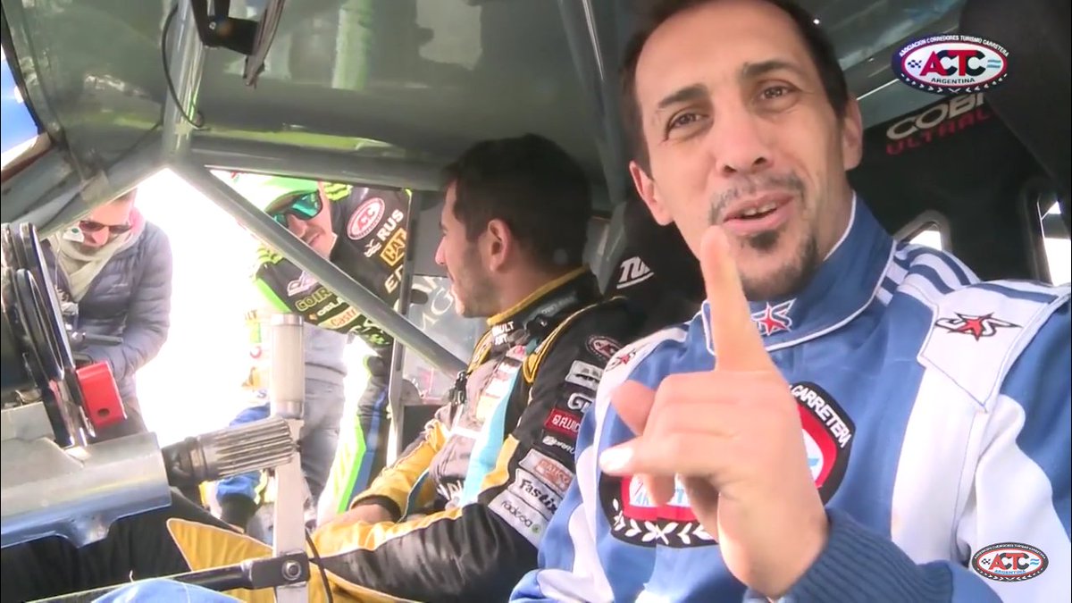 actcargentina's tweet photo. 📽 @ChatrucJose2 y @chanchimaxi, figuras de @RacingClub, se subieron a girar en autos de TC 👏

¡Imperdible el video!
➡️https://t.co/c3QpB8wzb1 https://t.co/TshTuQQRYF