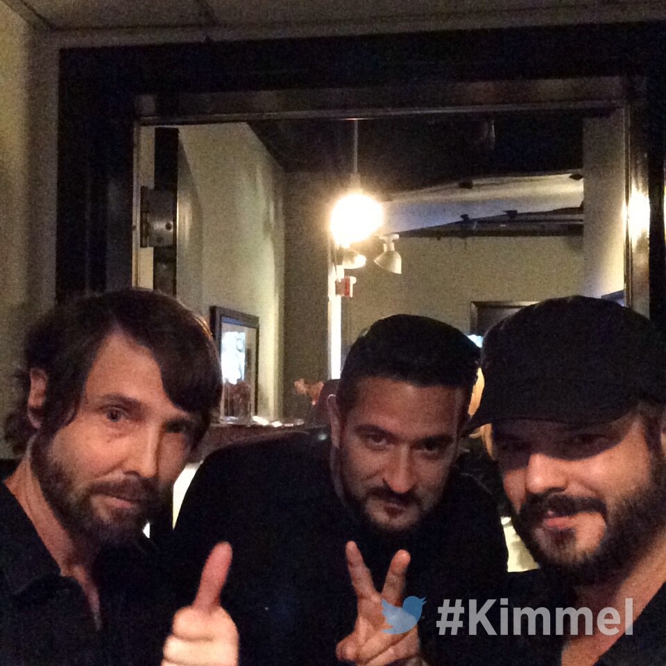 Backstage at #Kimmel with @TheRecordComp #AllOfThisLife