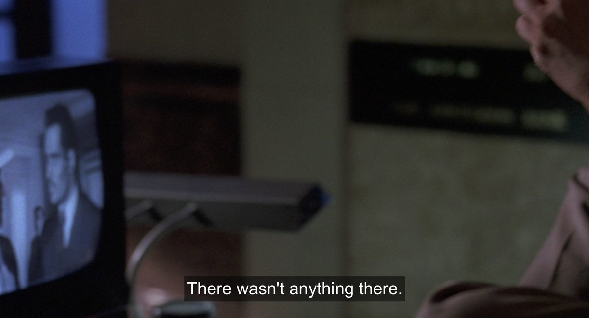 the security guard watching TOUCH OF EVIL is masterful foreshadowing in SNEAKERS