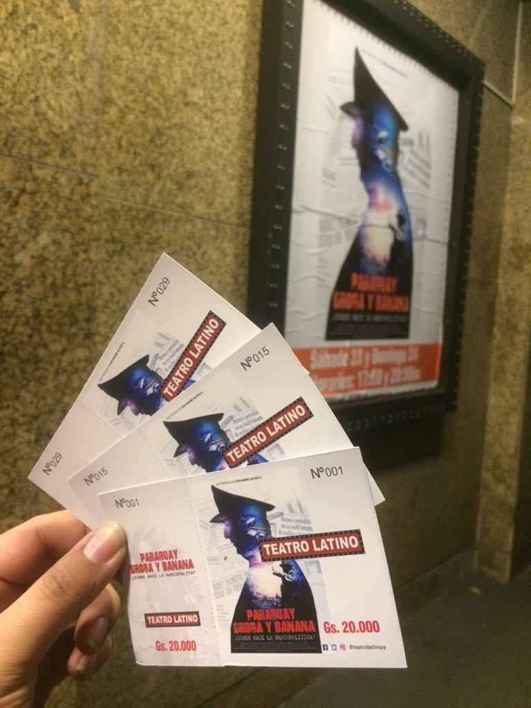 Teatrolatinopy's tweet photo. 🎫Entradas de @pydrogaybanana 🍿🍿🍿 ya están disponibles en el #TeatroLatino (Tte Fariña e Iturbe). 

👀A partir de las 16:00. Solo G. 20.000🤗

🔜Funciones  este sábado y domingo, 17:00 y 20:30 😎 https://t.co/cmQxRg0iqs