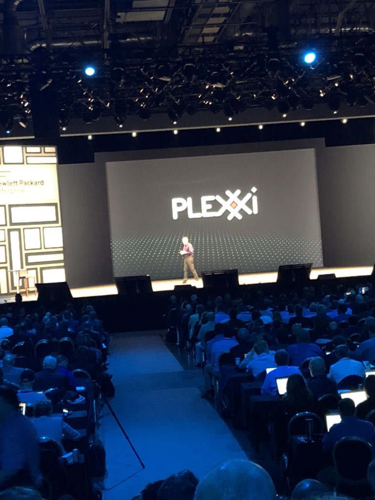 larryveino's tweet image. It was great to hear the HPE vision as Antonio Neri discussed the future and how @PlexxiInc will play a major role in helping to transform the Datacenter. #HPEDiscover2018