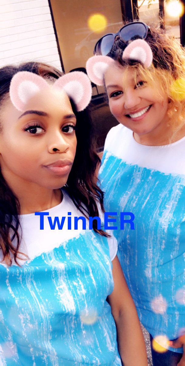 JazSaysBest's tweet photo. When you have your own twin, but needed one at work too. #Twinning That’s really MY thing lol @KishaH2017 hey work twinnn! #TwinnER #SpiritWeek #MidAtlanticTAKEOVER #TMT #RiddlerRydaz @404girl @TheRiddler704 https://t.co/6wOVNXhnZO