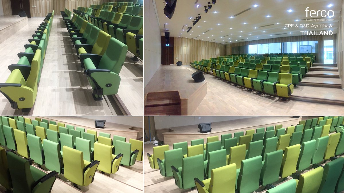 FercoSeatingMY's tweet photo. We have recently completed the installation of our Wrimatic FT10 seat at Ayutthaya, Thailand. 120 Nos. seat installed. #Thailandproject #fercoseating #seatingmadebetter https://t.co/Jtdf7XEeaA