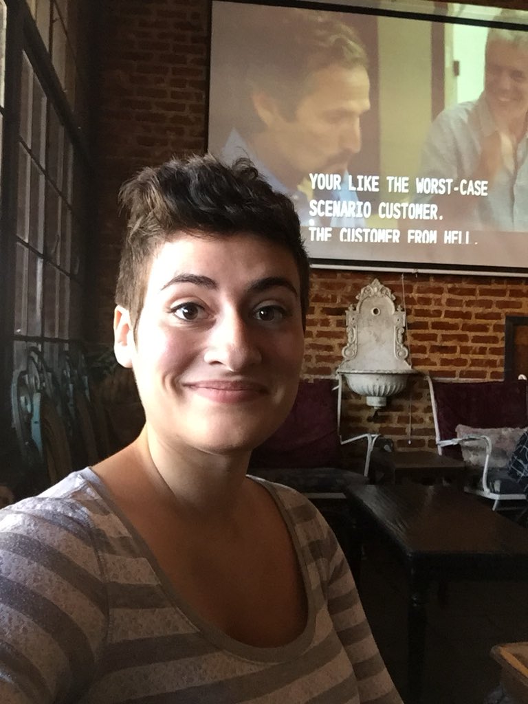 Hey hey, LA <a href="/stareable/">Stareable</a> peeps! I hope you’re coming to hang out with me at Sassafras Saloon for the meetup tonight! I’m here early, up front, so come say hi when you get here! 

And yes. That’s Parts Unknown playing in the background 😭